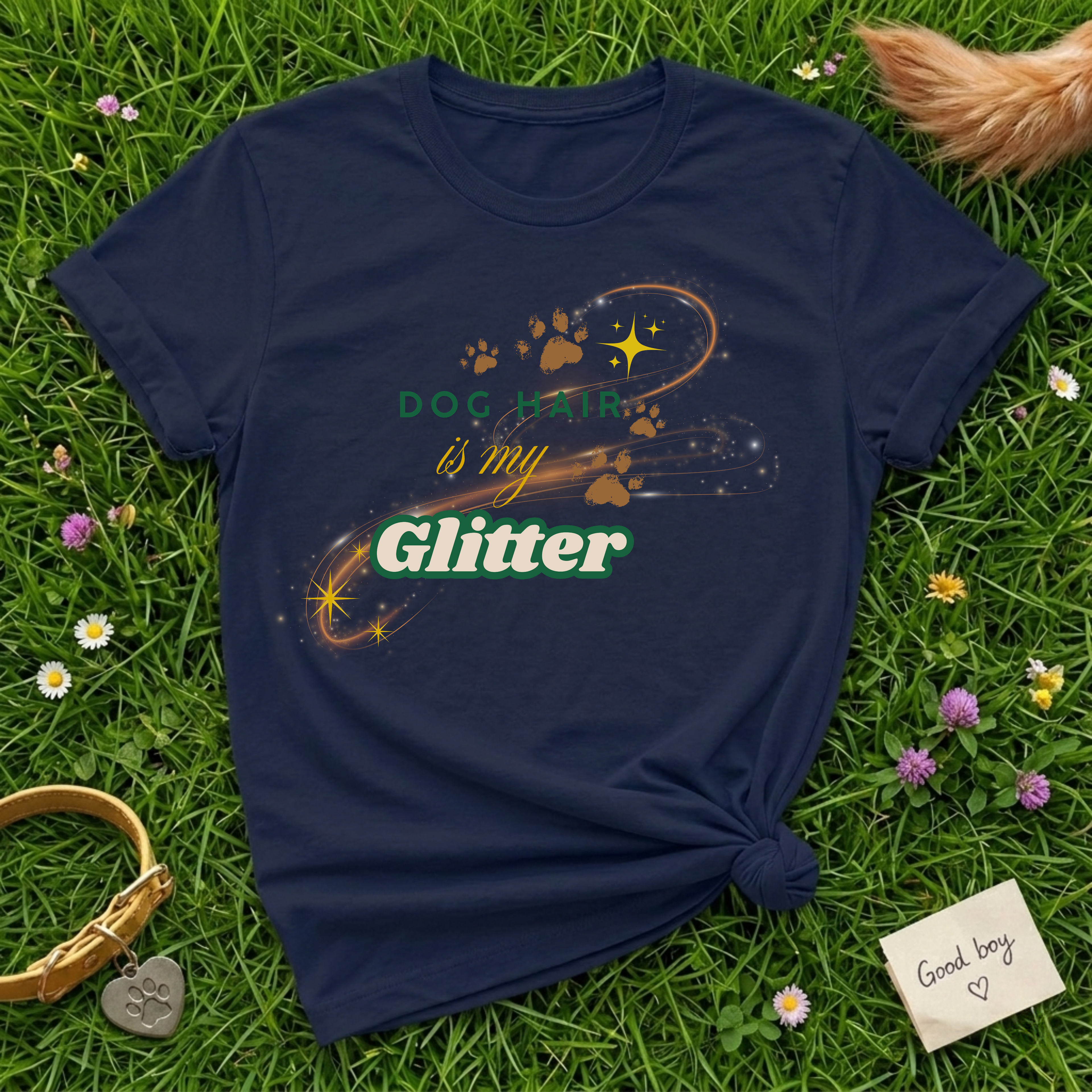 Dog Hair is my Glitter T-Shirt