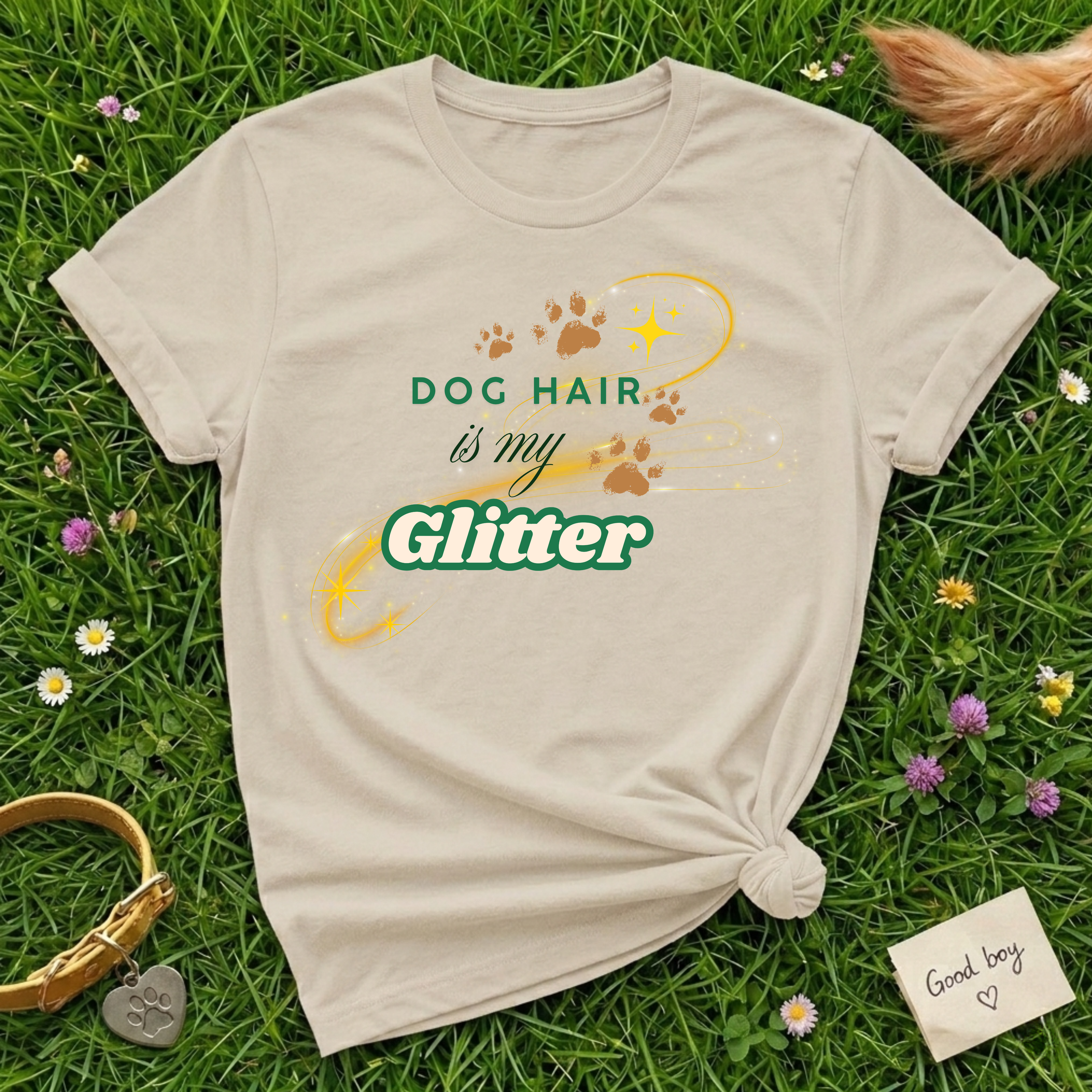 Dog Hair is my Glitter T-Shirt